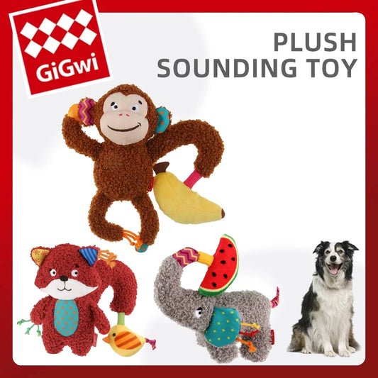 Plush Squeak Dog Toy