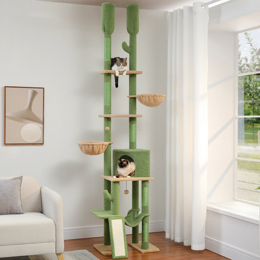 Adjustable 216-285cm Cactus Cat Tree